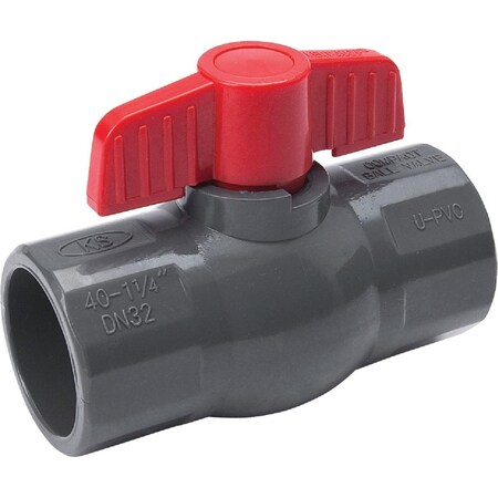 Proline 1-1/4 In. S X 1/14 In. S PVC Quarter Turn Ball Valve 107-606